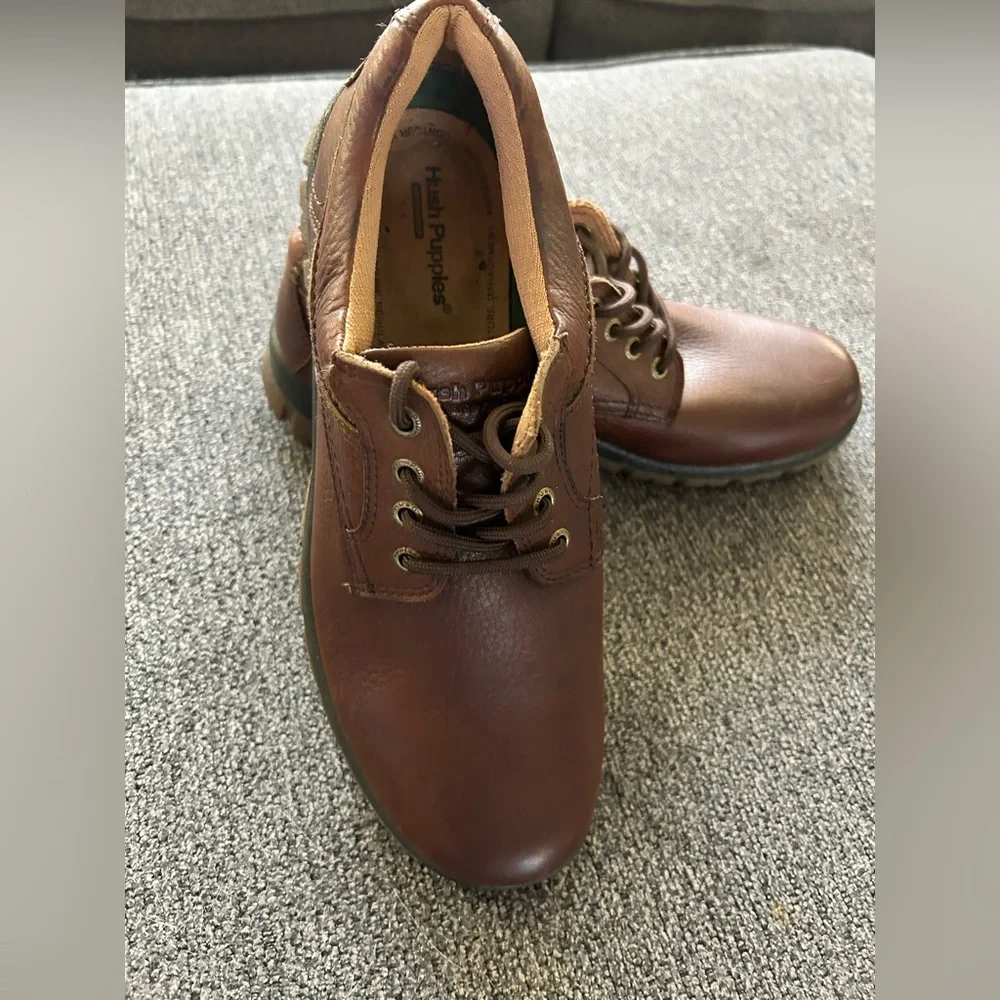 Hush Puppies‎ Outclass Leather Oxford in Cognac Leather size 9